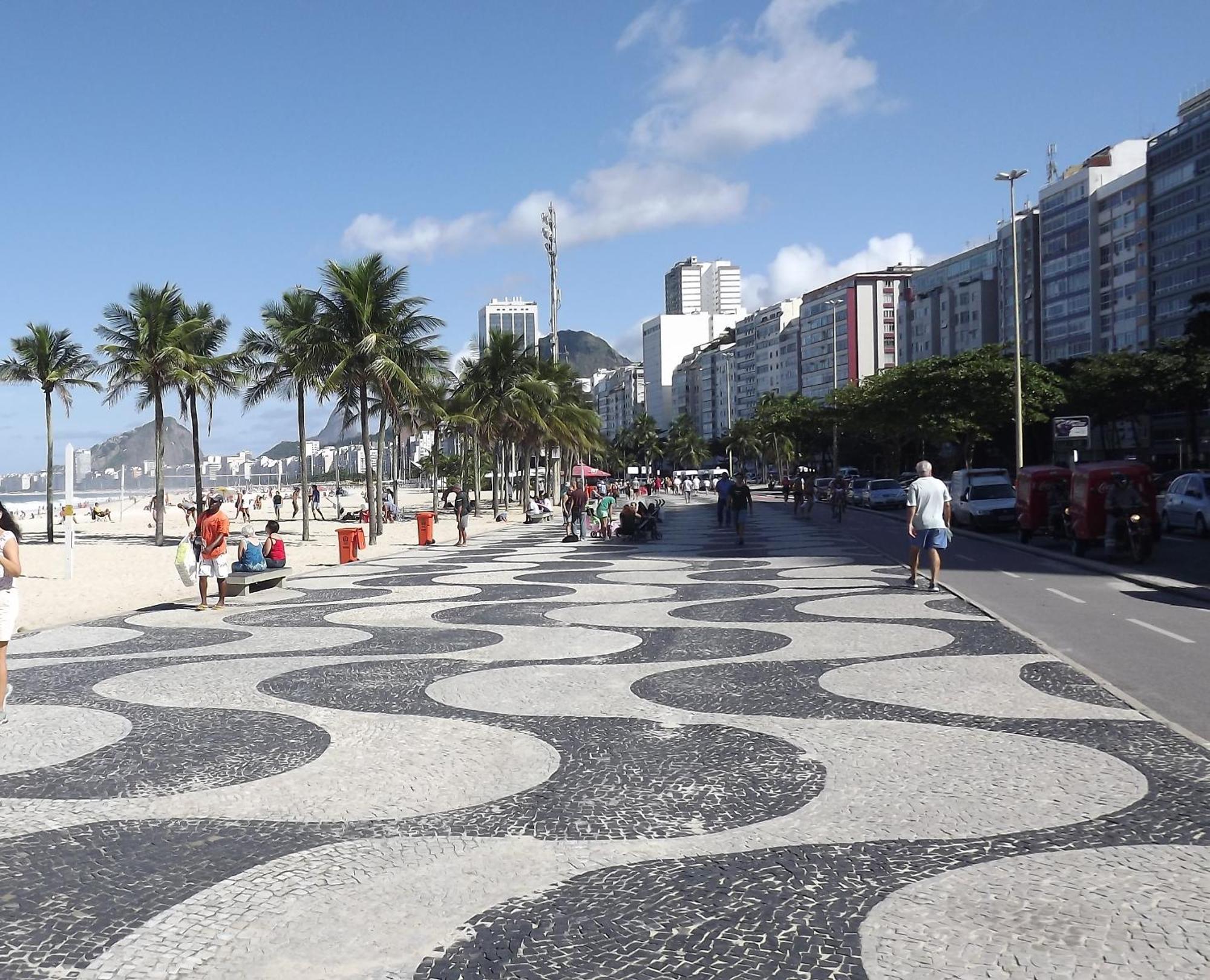 Vista Lateral Mar Copacabana ريو دي جانيرو المظهر الخارجي الصورة